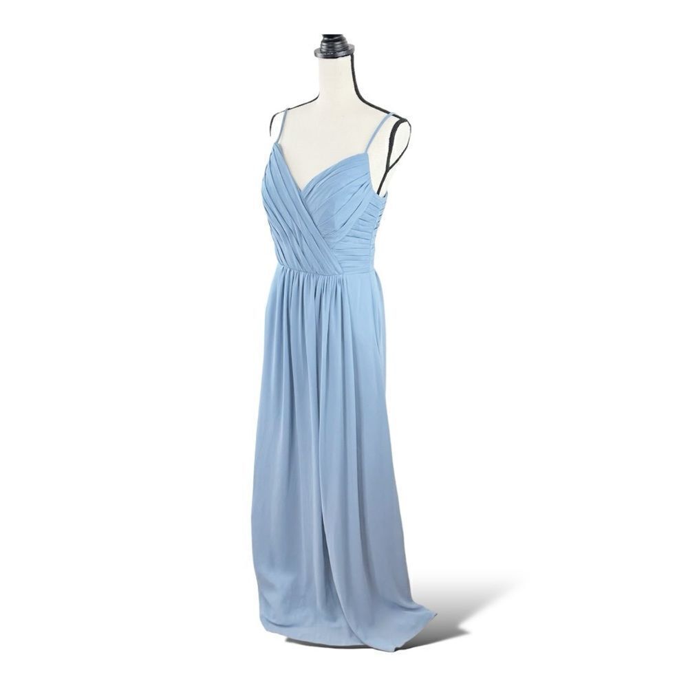 Bill Levkoff Light Blue Wedding Dress - Picture 2 of 13
